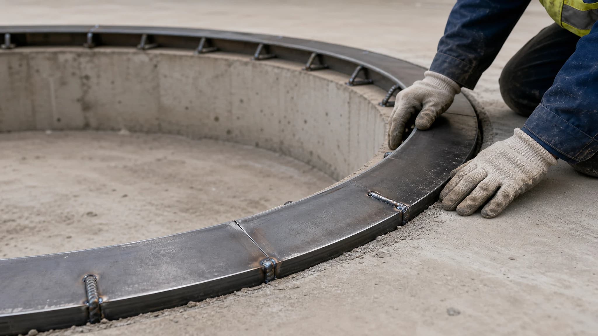 CTA pit-mounted turntable pit edge protection ring installation reference